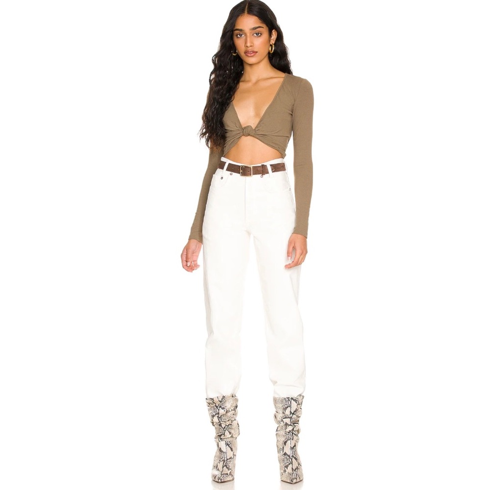 Revolve | Tiffany Knot Front Top in Cocoa by ALL THE WAYS